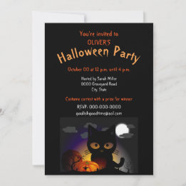 Kinderkostüm Halloween-Party-Einladung Einladung