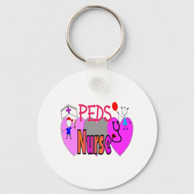 Kinderkrankengeschenke, einzigartige Fun Designs Schlüsselanhänger (Vorderseite)