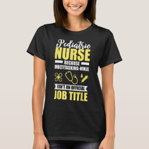 Kinderkrankenpflege Ninja Funny Gift T-Shirt