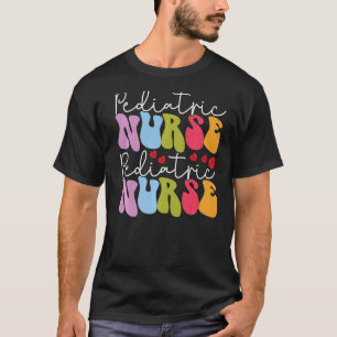 Kinderkrankenpfleger Leopard Print Nursing School T-Shirt