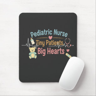 Kinderkrankenschwester Kleine Patienten Große Herz Mousepad