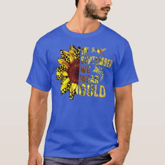 Kinderkrebs-Bewusstsein im September Wir tragen Go T-Shirt