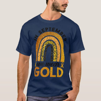 Kinderkrebs-Bewusstsein im September Wir tragen Go T-Shirt
