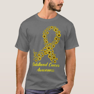 Kinderkrebs-Bewusstsein Monat Kostüm Gelb Ri T-Shirt