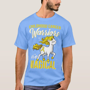 Kinderkrebs-Bewusstseinswarter Sonnenhunger Einhor T-Shirt