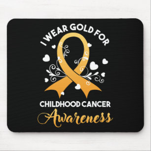Kinderkrebs Kämpfen Sensibilisierung Monat Gold Mousepad