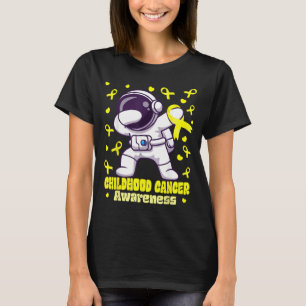Kinderkrebs Lustiger Dabbing-Astronaut-Krieger T-Shirt