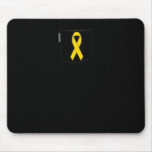 Kinderkrebs-Sensibilisierungskampagne Gelbe Schlei Mousepad