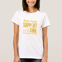 Kinderkrebs-Sitte unterstützen T - Shirt von Fraue