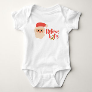 Kinderkrebs Weihnachtsfeiertag Baby Bodysuit Strampler