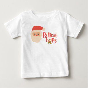 Kinderkrebs Weihnachtsfeiertag Baby T - Shirt