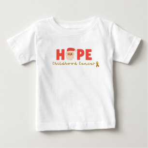Kinderkrebs Weihnachtssanta Baby T - Shirt