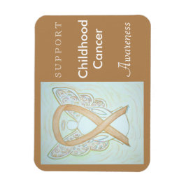 Kinderkrebsbewusstsein Angel Custom Magnet