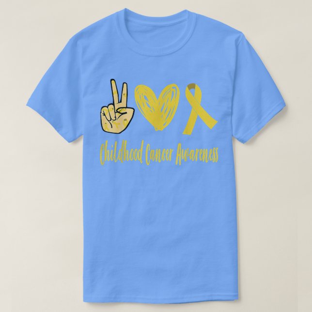 Kinderkrebsbewusstsein Shirt Kinderkampagne für K (Design vorne)