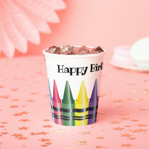 Kinderkrippen glücklich Geburtstagspapiere Cups Pappbecher