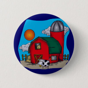 Kinderkuh-T-Shirts und Geschenke Button