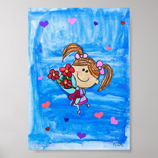 KinderKunst für CHOC - Kleine Miss Sunshine Poster (Vorne)