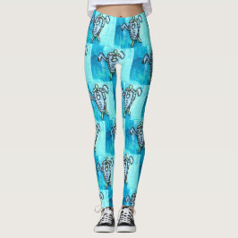 KinderKunst für CHOC - Meeresschildkröte Leggings
