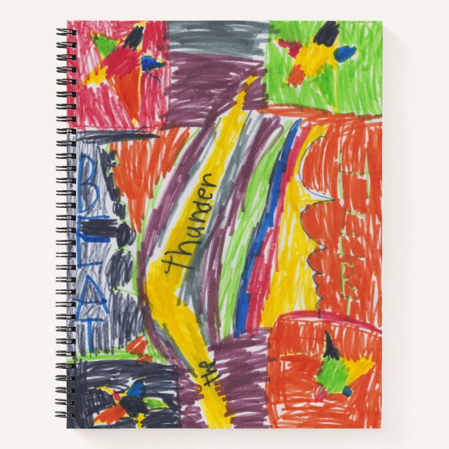 Kinderkunst - Kunst oder Foto Notizbuch (Vorderseite)