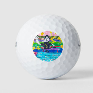 Kinderkunst wahre Kunst Foto Vater Vater Tag Golfball