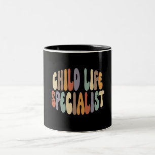 Kinderlebensspezialist Berufserfahrung Zweifarbige Tasse