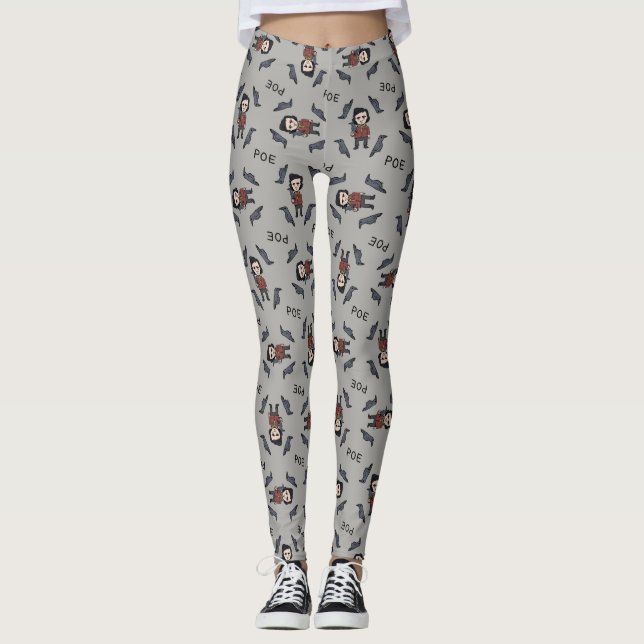 Kinderlegenden junger Edgar Allen Poe Leggings (Vorderseite)