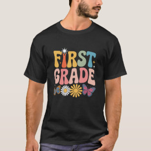 Kinderlehrer zur Rückkehr zur Schule - Erste Klass T-Shirt