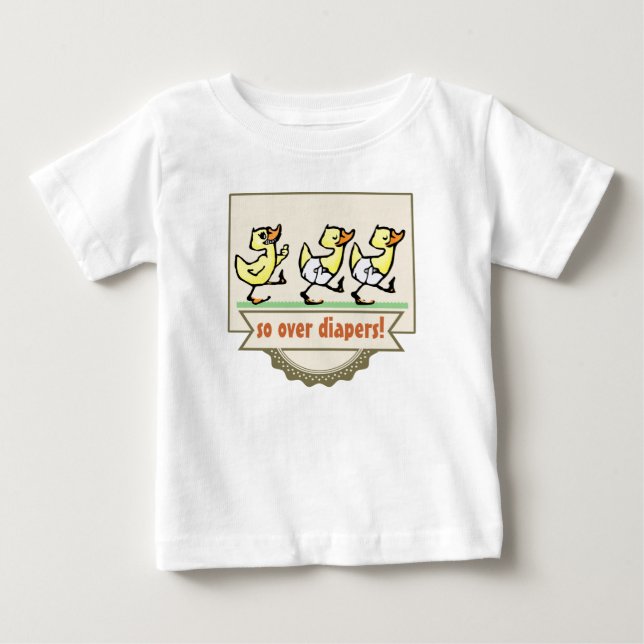 Kinderleichtes Training: So über Windeln! Baby T-shirt (Vorderseite)