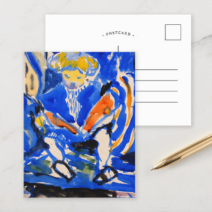 Kinderlesen   Henry Lyman Saően Postkarte