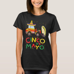Kinderloaden von Tacos Bulldozer Cinco de Mayo Kid T-Shirt