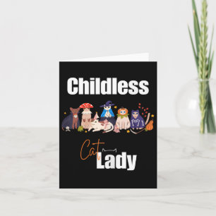 Kinderlose Cat Lady Tank Karte