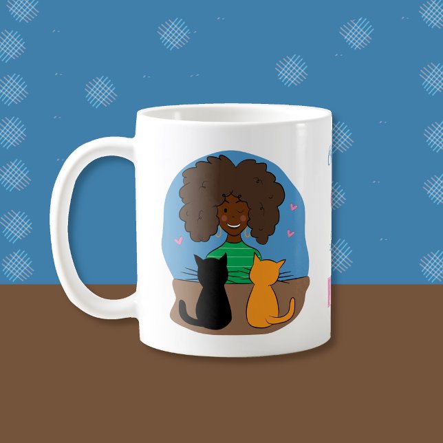Kinderlose Cat Lady Tasse (Cute childless cat lady coffee mug . )