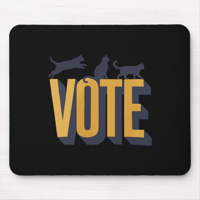 Kinderlose Cat Ladys - Abstimmung Mousepad (Vorne)