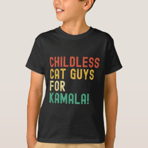 Kinderlose Cat-Typ für Kamala Harris 2024 Vintag T-Shirt