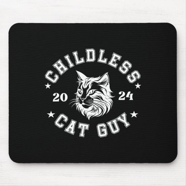 Kinderlose Cat-Typ für Präsident Kamala Mousepad (Vorne)