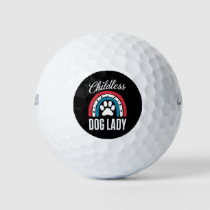 Kinderlose Hunde-Dame Wahlstimme 2024 Regenbogen U Golfball
