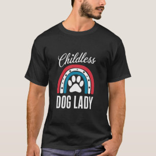 Kinderlose Hunde-Dame Wahlstimme 2024 Regenbogen U T-Shirt