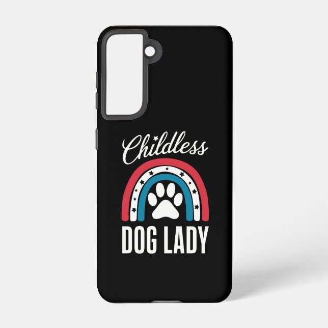Kinderlose Hunde Lady Election 2024 Rainbow USA Samsung Galaxy Hülle (Rückseite)