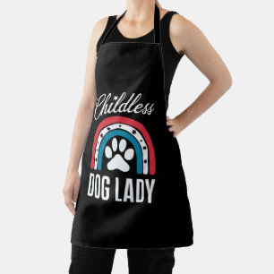 Kinderlose Hunde Lady Election 2024 Rainbow USA Schürze
