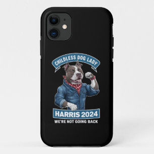 Kinderlose Hunde-Lady wählt Kamala Wahl 2024 Case-Mate iPhone Hülle