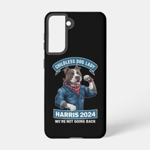 Kinderlose Hundedame wählt Kamala 2024 Samsung Galaxy Hülle