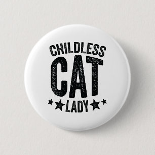 Kinderlose Katze Lady Commy La Kamala Harris for P Button