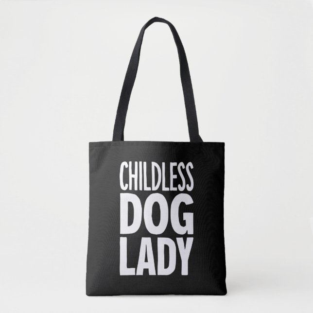 Kinderlose Katze Lady Funny Vote 2024 Tasche (Vorderseite)