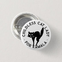 Kinderlose Katze Lady für Kamala lustige schwarze 
