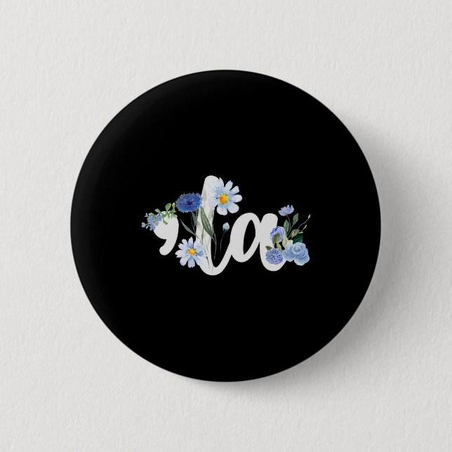 Kinderlose Katze Lady Kamala Harris 2024 Button (Vorderseite)