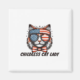 Kinderlose Katze Lady Shirt Kinderlose Katze Lady Magnet