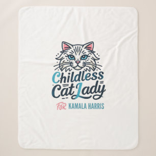 Kinderlose Katze Lady von Kamala Harris Sherpadecke