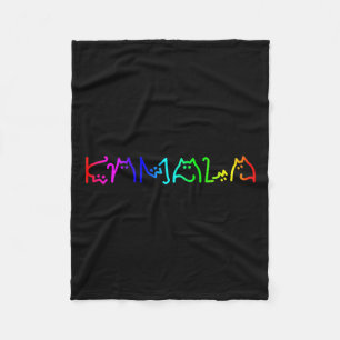 Kinderlose Katze Ladys Kamala Childless Cat Lady L Fleecedecke