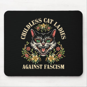 Kinderlose Katzen - Frauen gegen den Faschismus 2 Mousepad