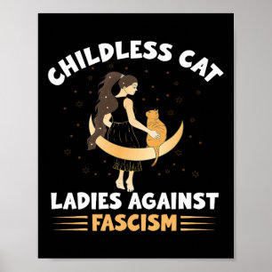 Kinderlose Katzen - Frauen gegen den Faschismus Ki Poster
